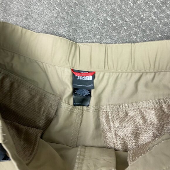 The North Face Convertible Cargo Pants Men's XL Khaki Hiking Outdoor Belt Belted - Picture 8 of 16